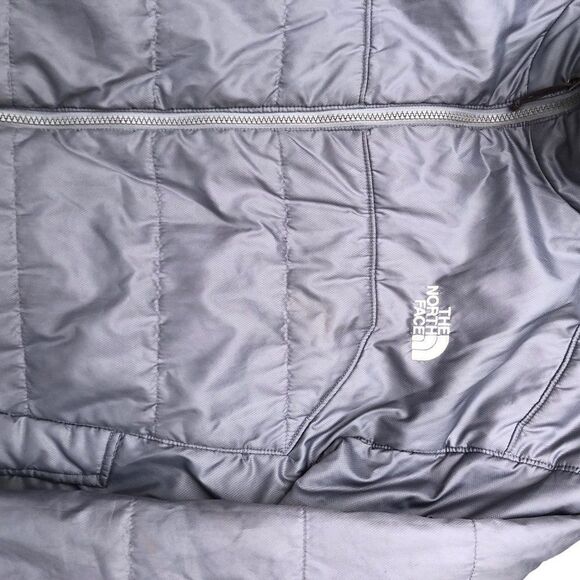 Vintage The North Face Jacket Gray Puffer Coat Gray Large - Picture 12 of 16